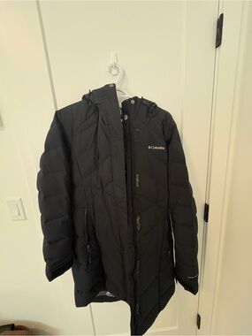 Columbia Black Hooded Parka